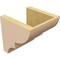 Ekena Millwork 7"W x 7"D x 7"H Wide Ridgewood Rough Cedar Woodgrain TimberThane Corbel, Primed Tan CORUR07X07X07RIDRCPR - alternate 3